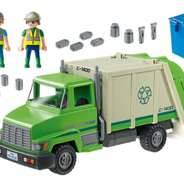 green recycling truck toy
